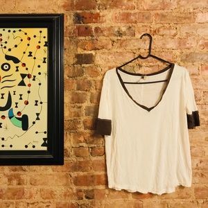 Free People baseball shirt sz M